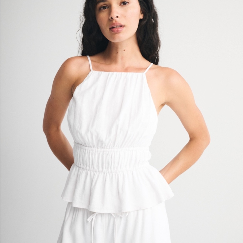 Abercrombie Smocked Halter Top